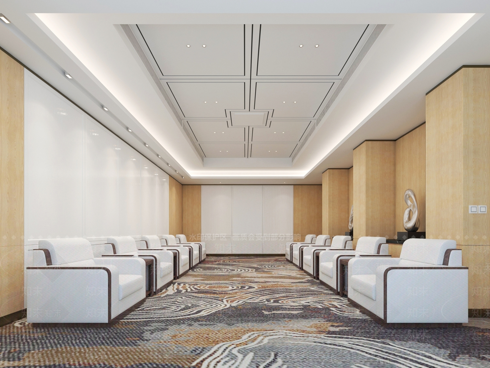 新中式会客厅3D模型下载【ID:1149851082】