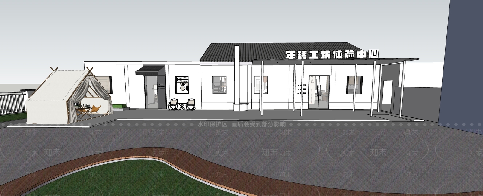 新中式年糕工坊SU模型下载【ID:1149861600】