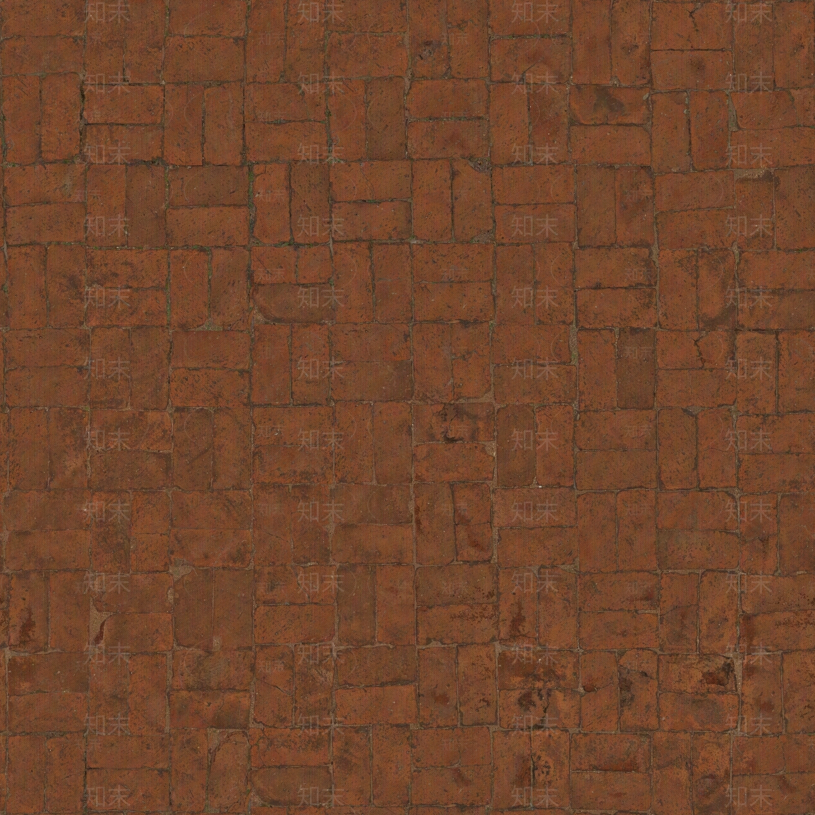 陈旧红砖地面贴图下载【ID:1149854207】