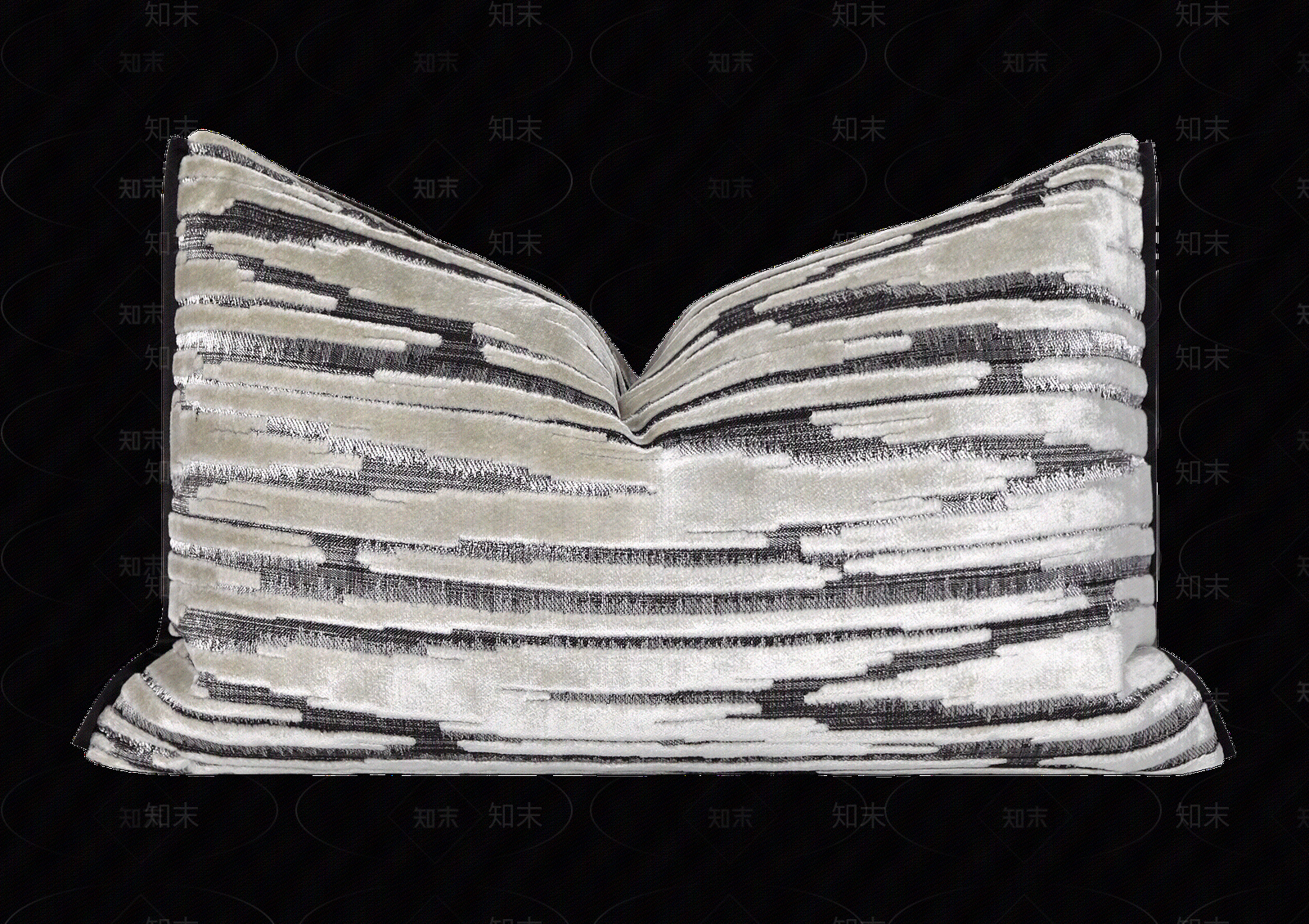 现代新中式灰色纹路抱枕贴图下载【ID:1149868644】