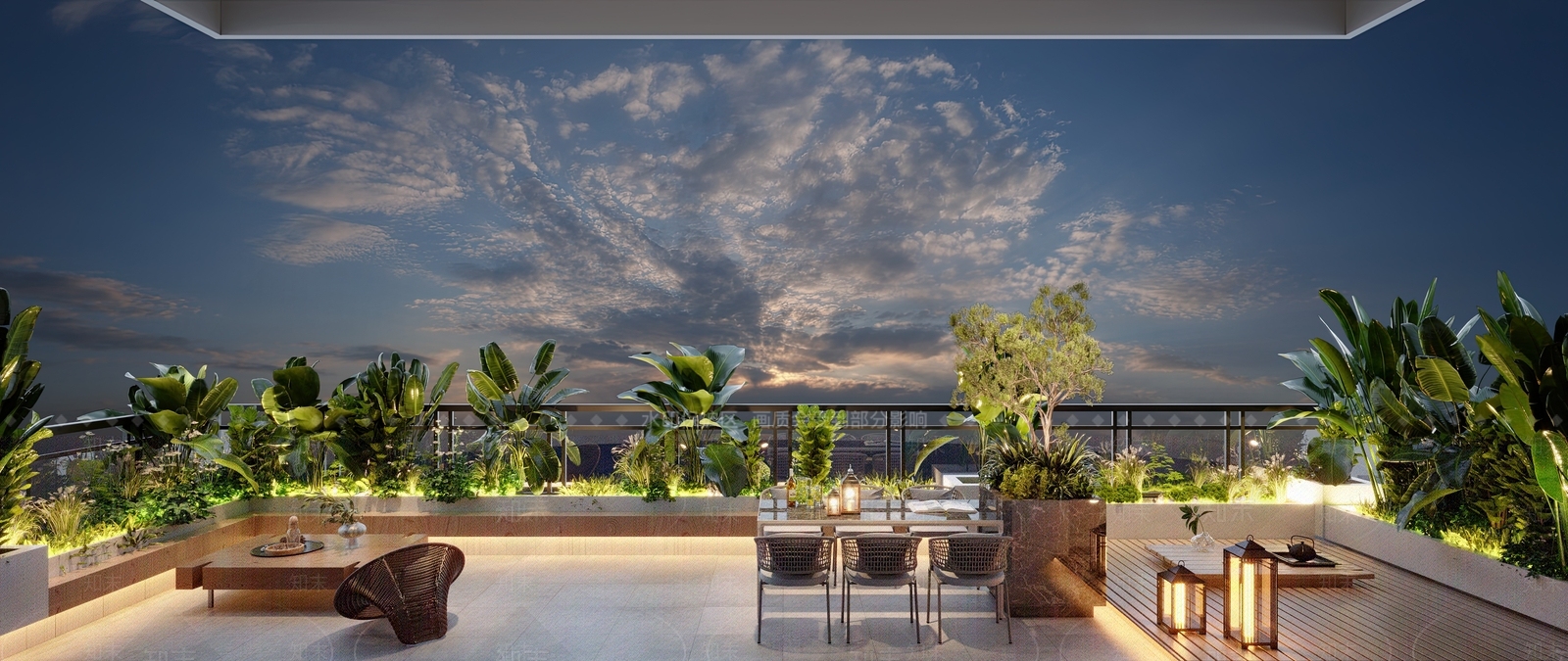 现代家居阳台3D模型下载【ID:1149872366】