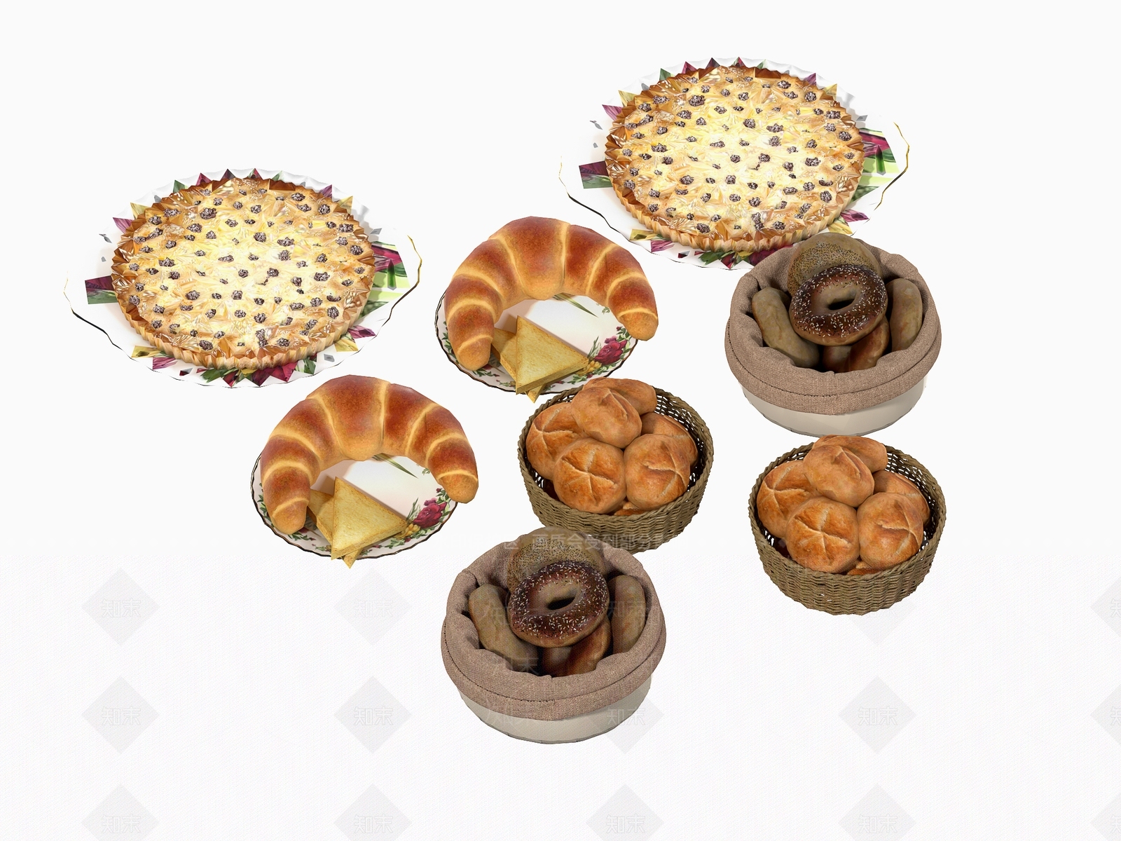 面包SU模型下载【ID:1149876945】