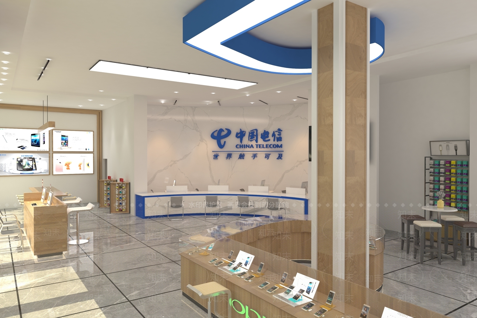 现代售楼处3D模型下载【ID:1214167246】