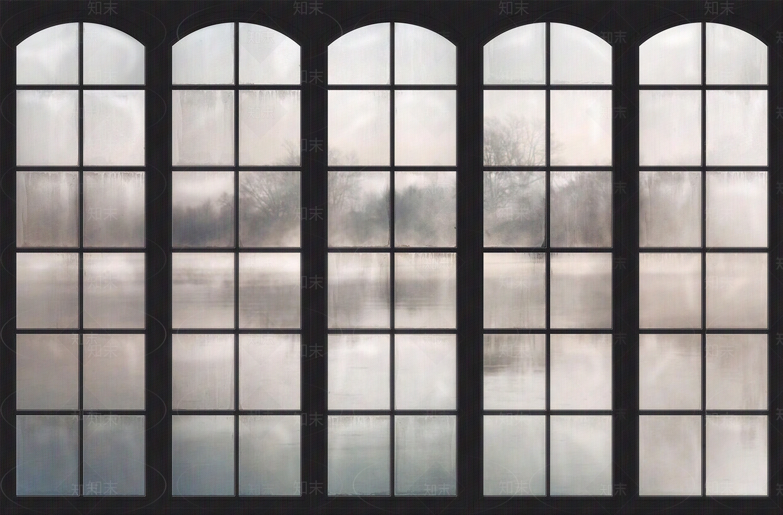 新中式窗户墙布墙纸贴图下载【ID:1149879566】