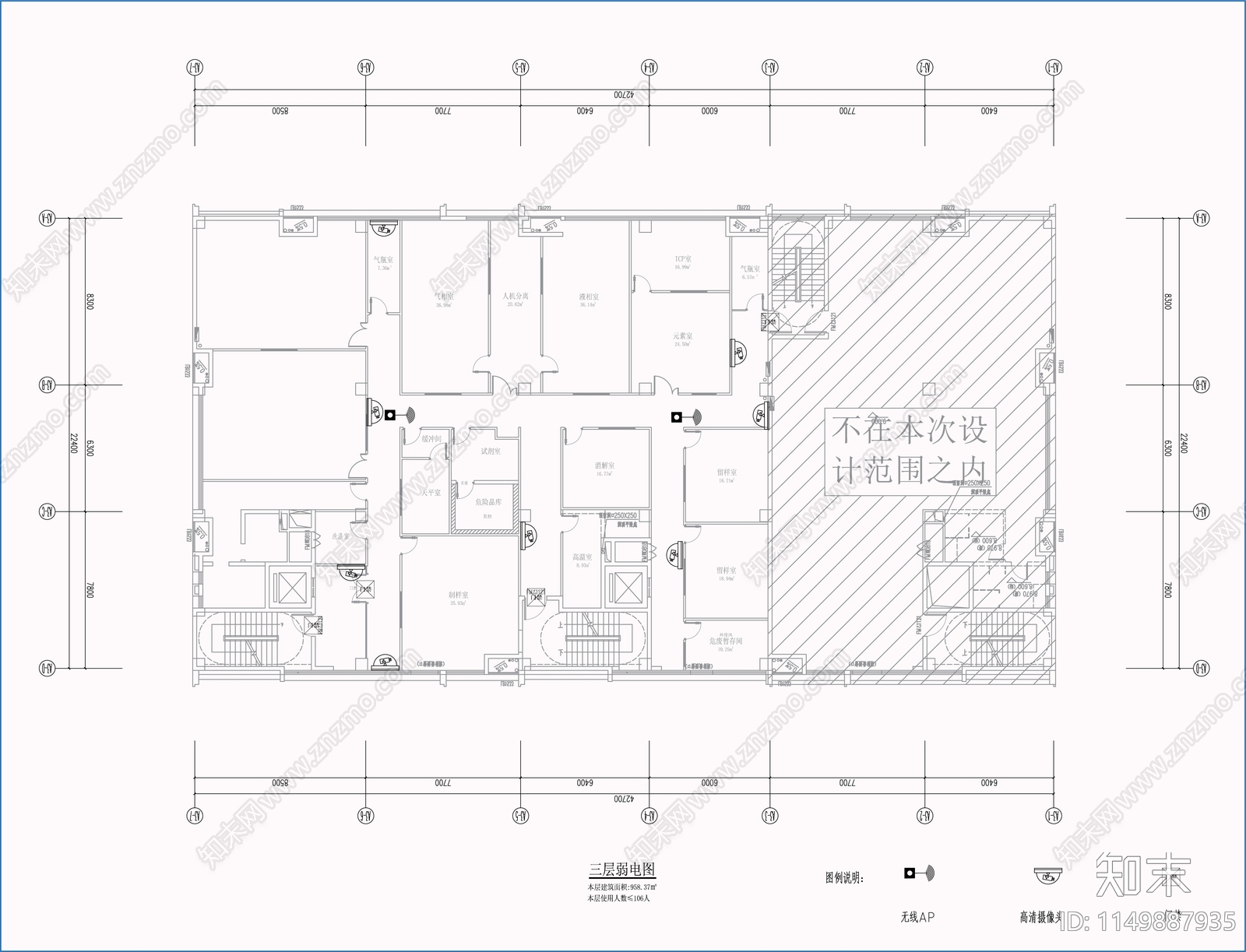 净化实验室室内cad施工图下载【ID:1149887935】