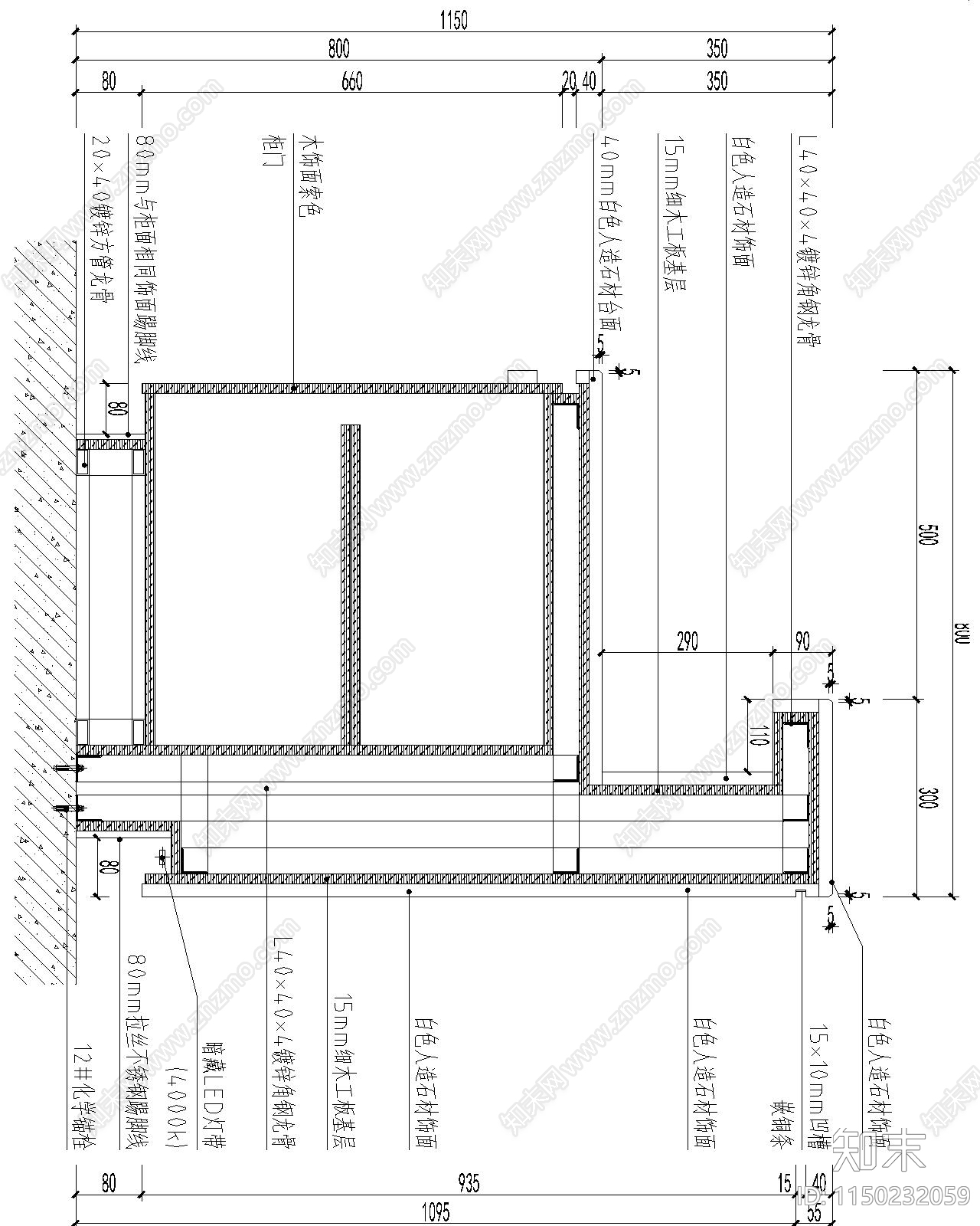 现代大厅家居设计通用节点图cad施工图下载【ID:1150232059】