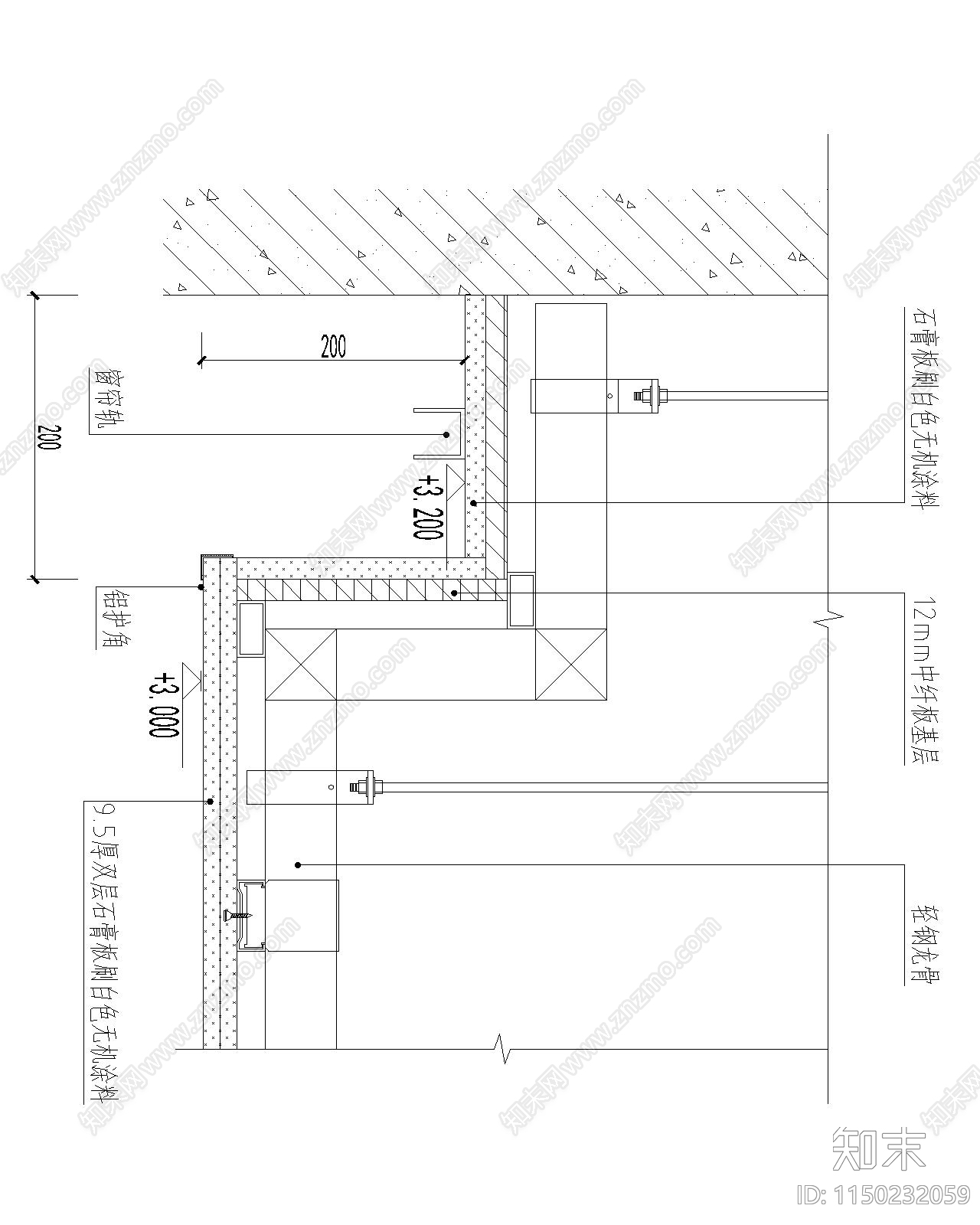 现代大厅家居设计通用节点图cad施工图下载【ID:1150232059】