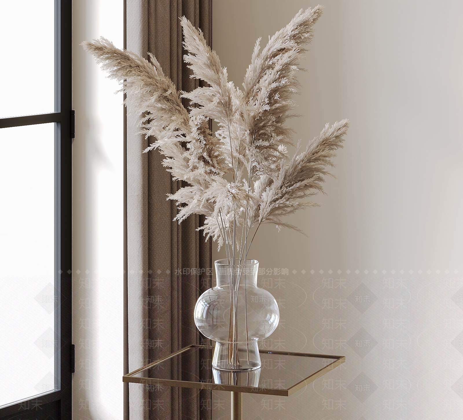 现代干枝花瓶SU模型下载【ID:1149909575】