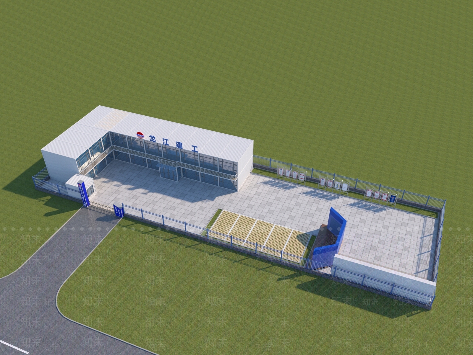 现代工业厂房3D模型下载【ID:1149914718】