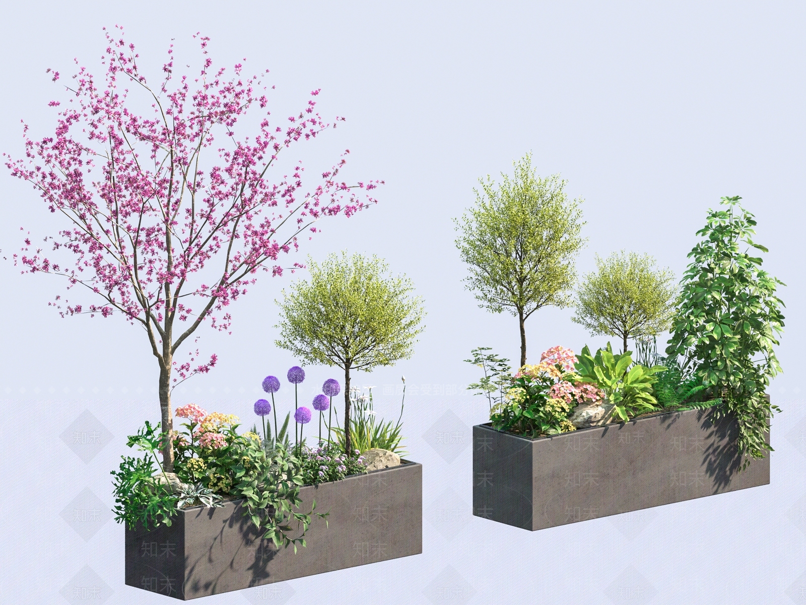 现代花箱3D模型下载【ID:1149921456】