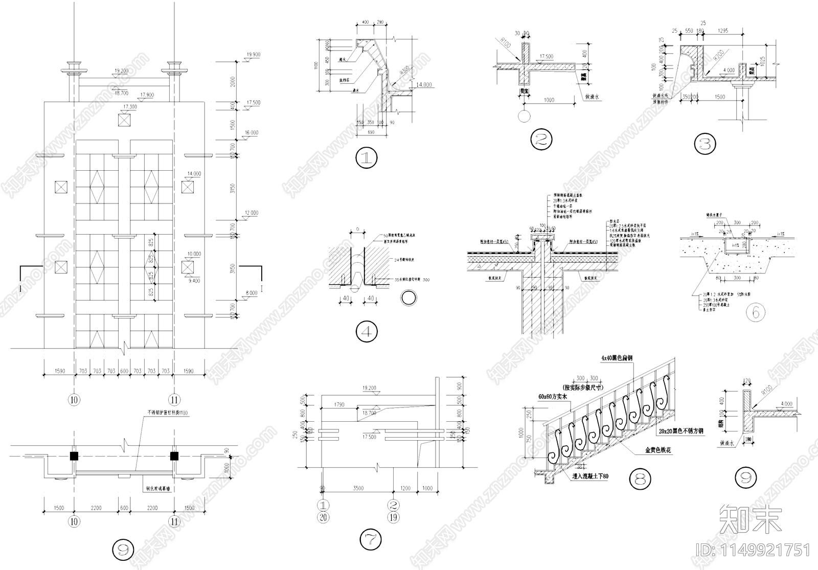 厂房车间工业建筑cad施工图下载【ID:1149921751】