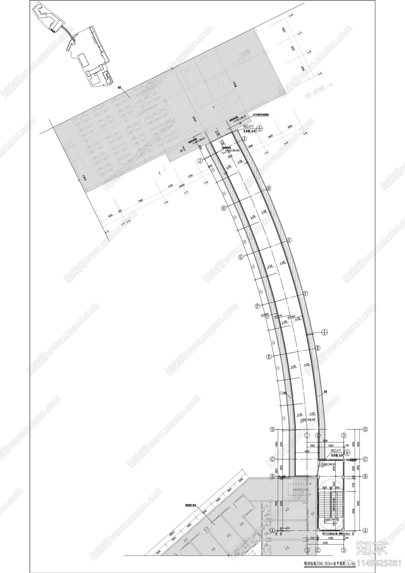 进光高级职业学校建筑cad施工图下载【ID:1149925281】