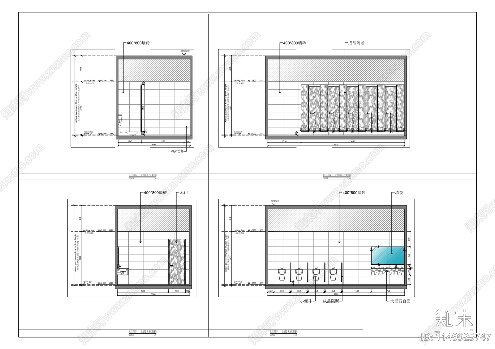 体外诊断仪器设备研发及产业化办公楼室内cad施工图下载【ID:1149925747】