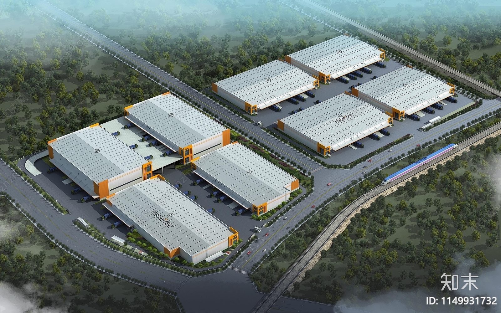 丰树成都电商物流综合产业园建筑施工图下载【ID:1149931732】