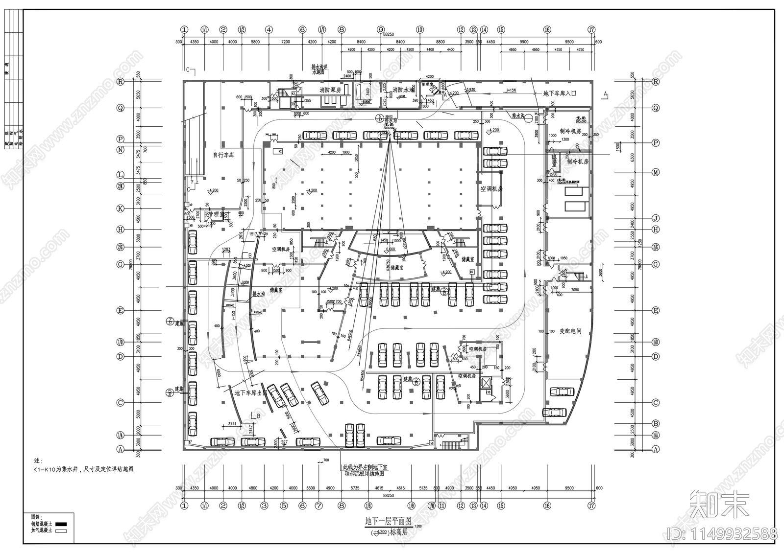 影剧院建筑cad施工图下载【ID:1149932588】