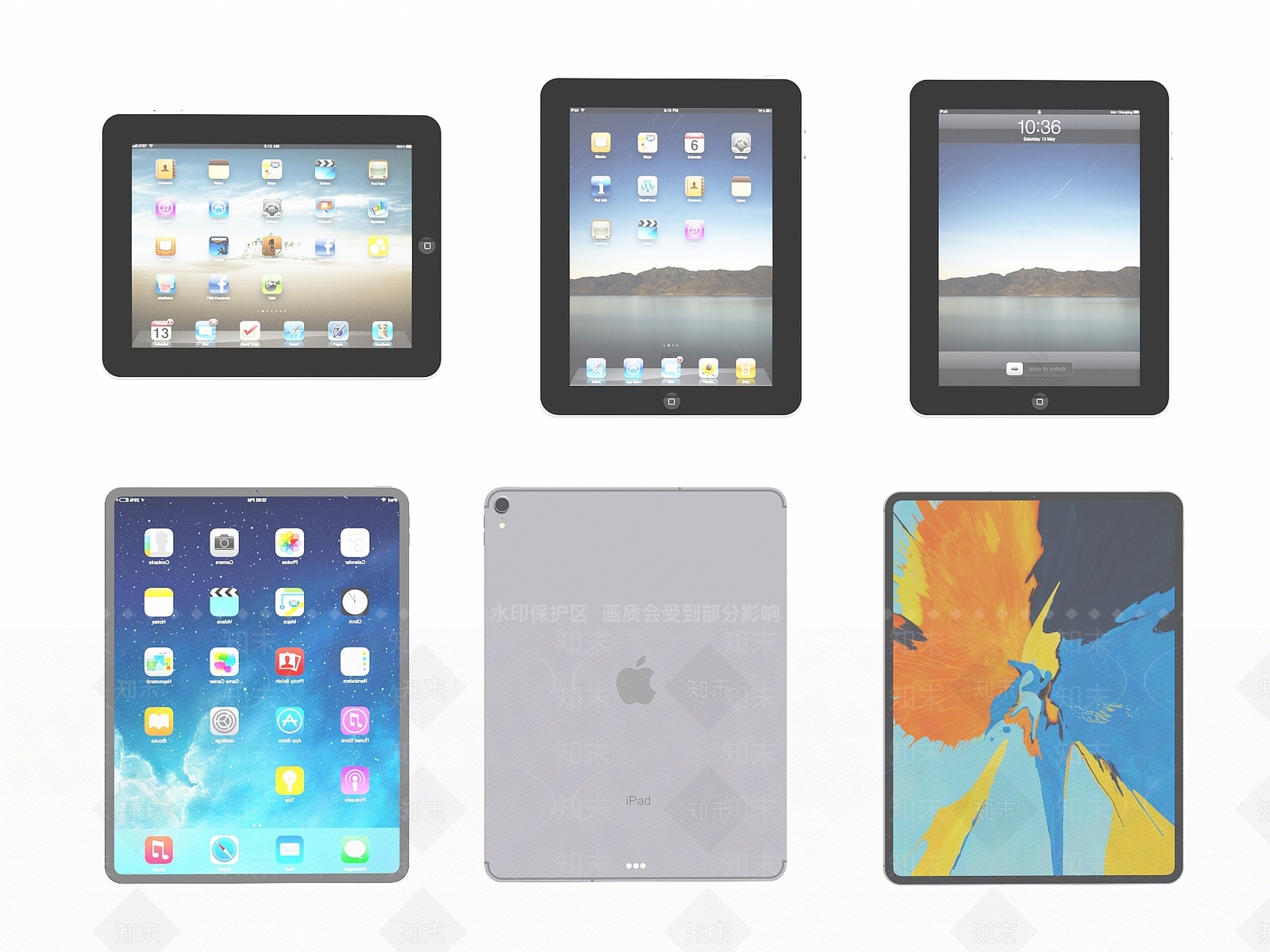 平板电脑SU模型下载【ID:1149948991】