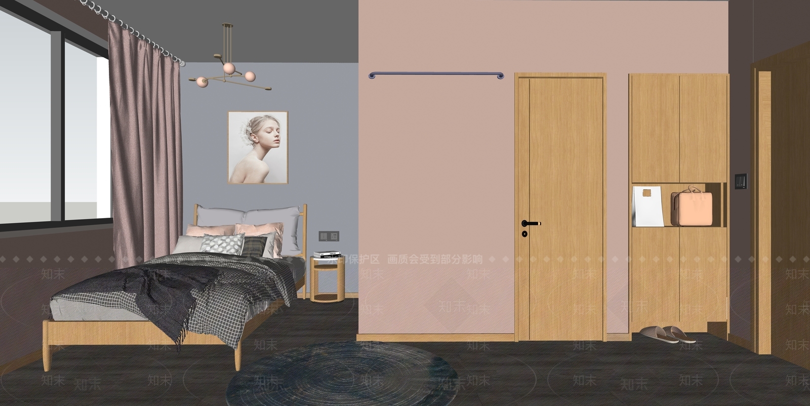 现代酒店公寓SU模型下载【ID:1149954940】