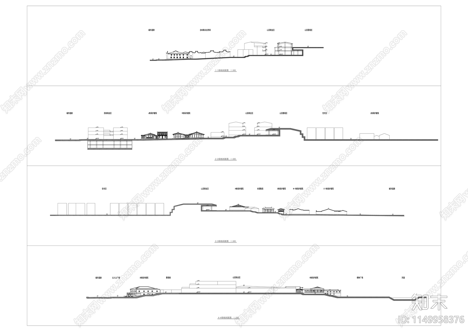 老街旧建筑改造cad施工图下载【ID:1149958376】