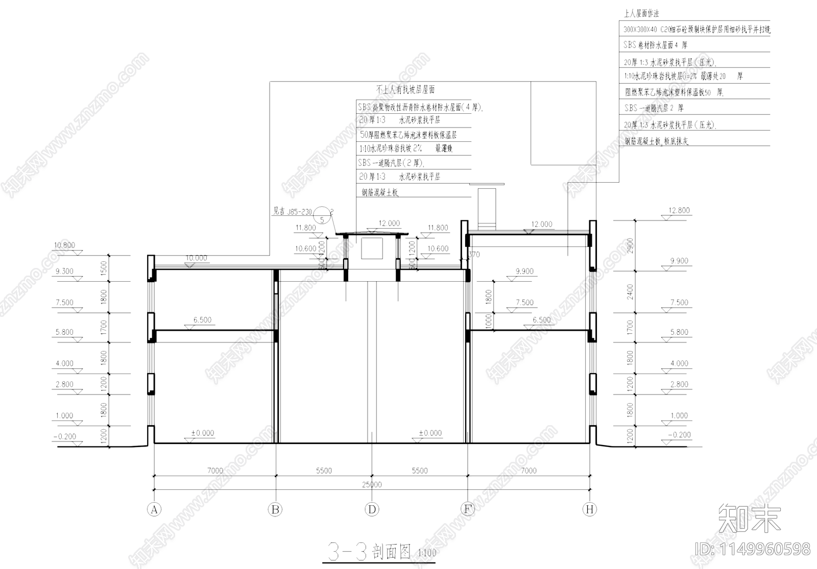 肥料厂车间工业建筑cad施工图下载【ID:1149960598】