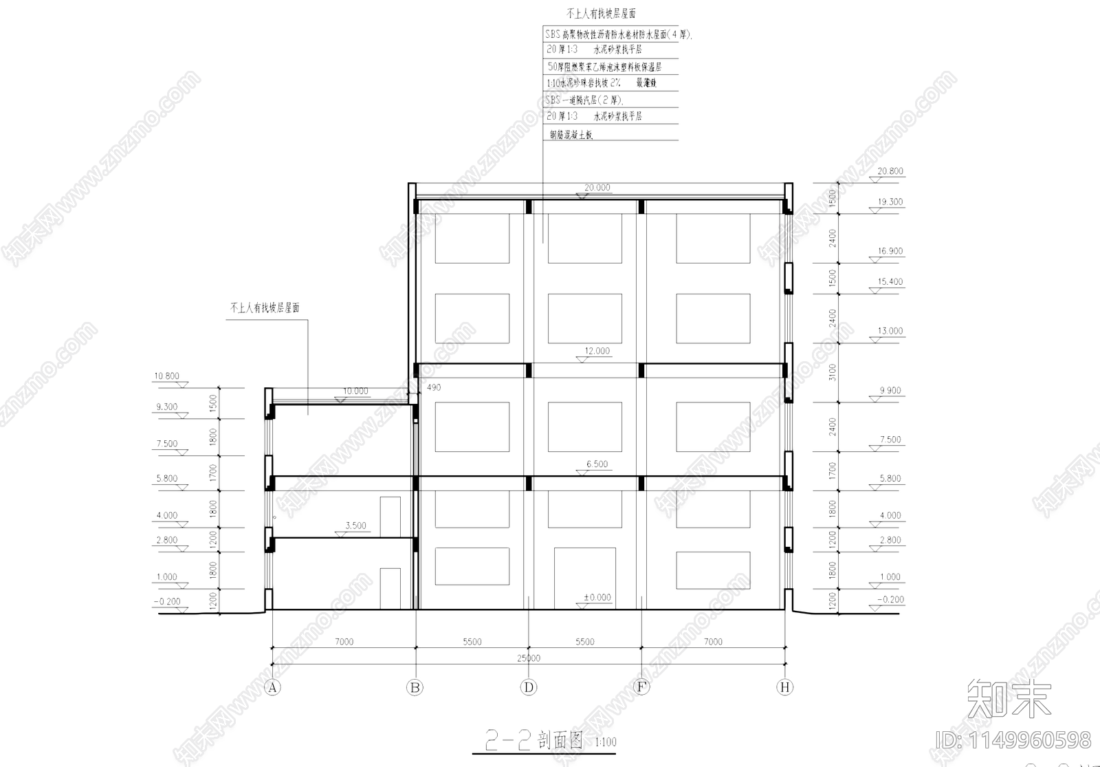 肥料厂车间工业建筑cad施工图下载【ID:1149960598】