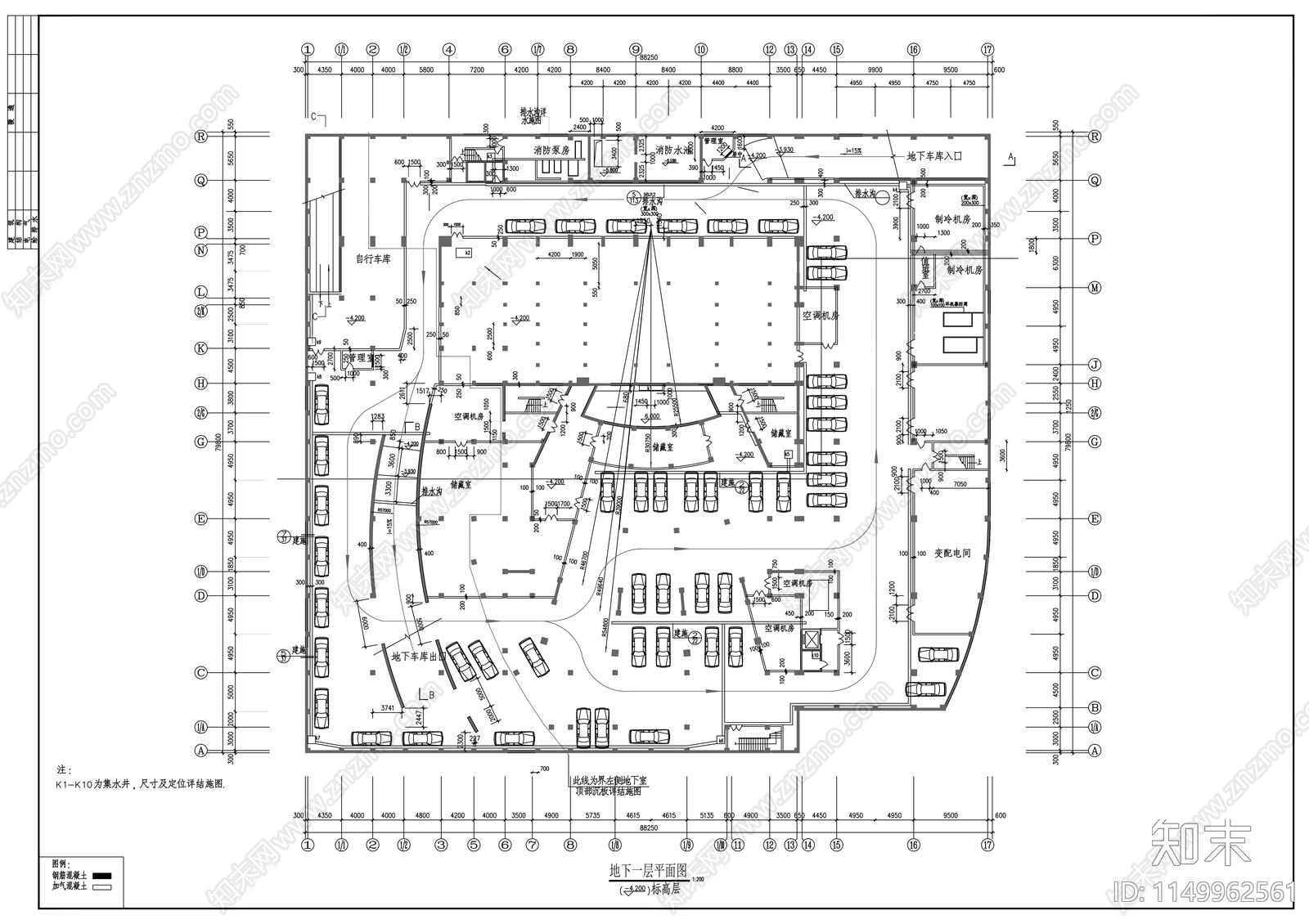 影剧院建筑cad施工图下载【ID:1149962561】
