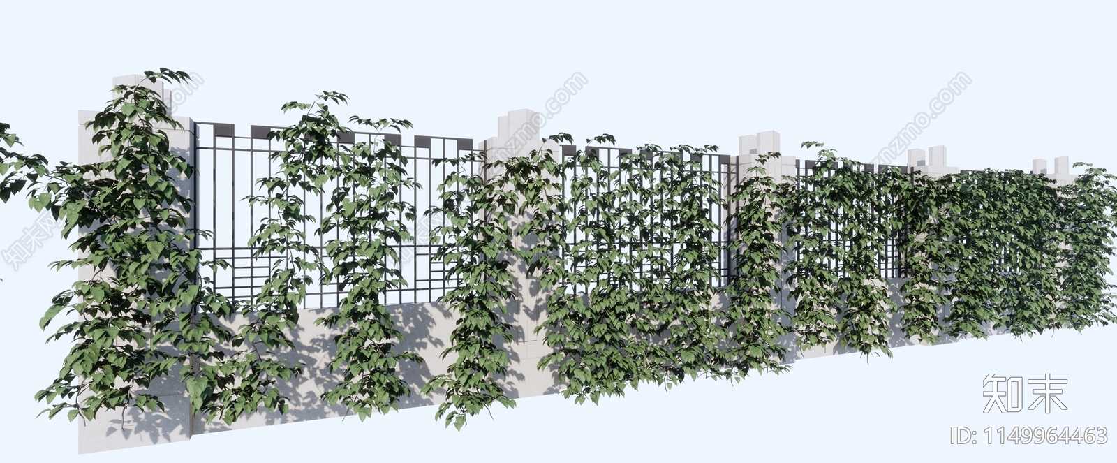 爬墙植物爬山虎SU模型下载【ID:1149964463】