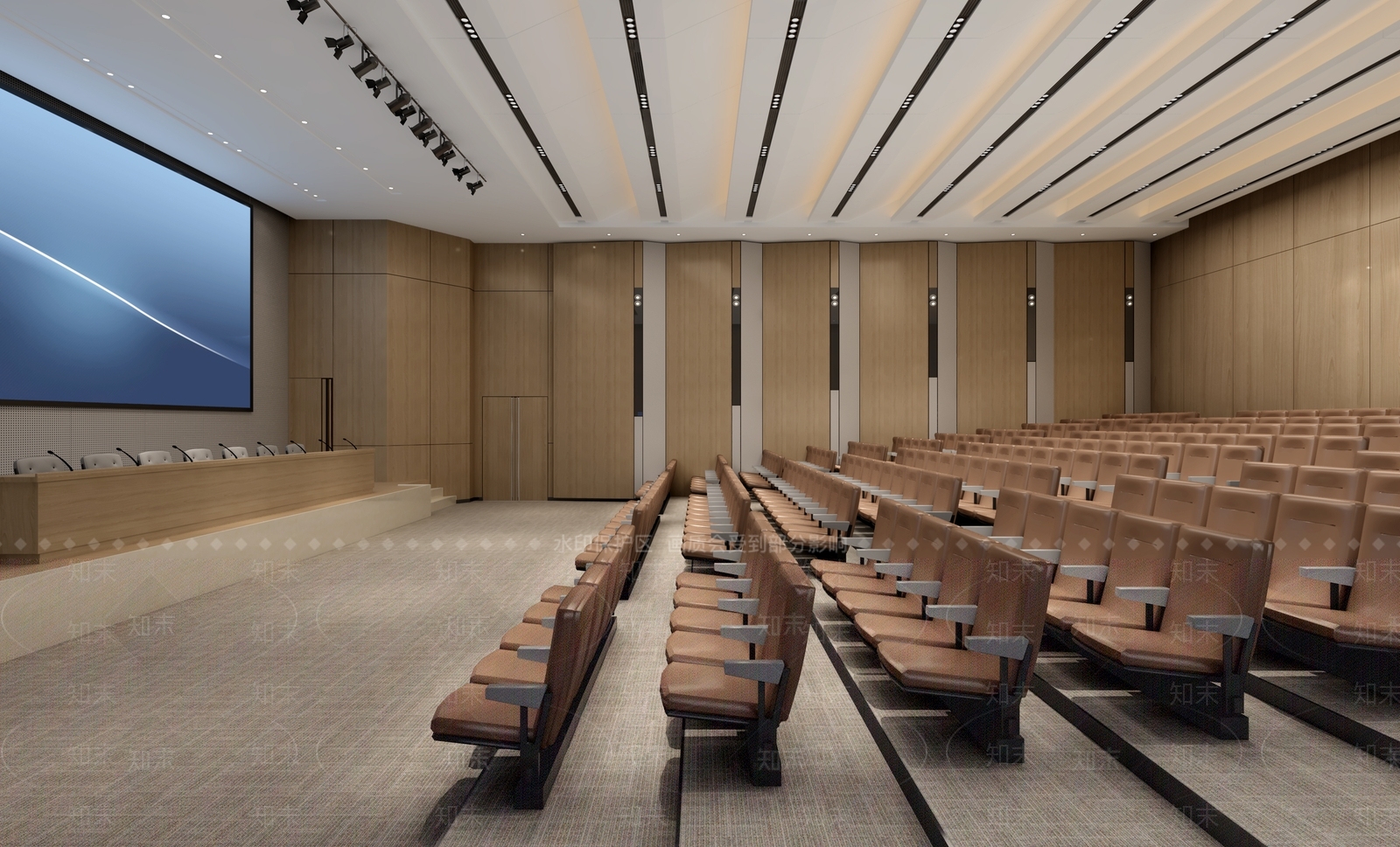 现代报告厅3D模型下载【ID:1149971372】