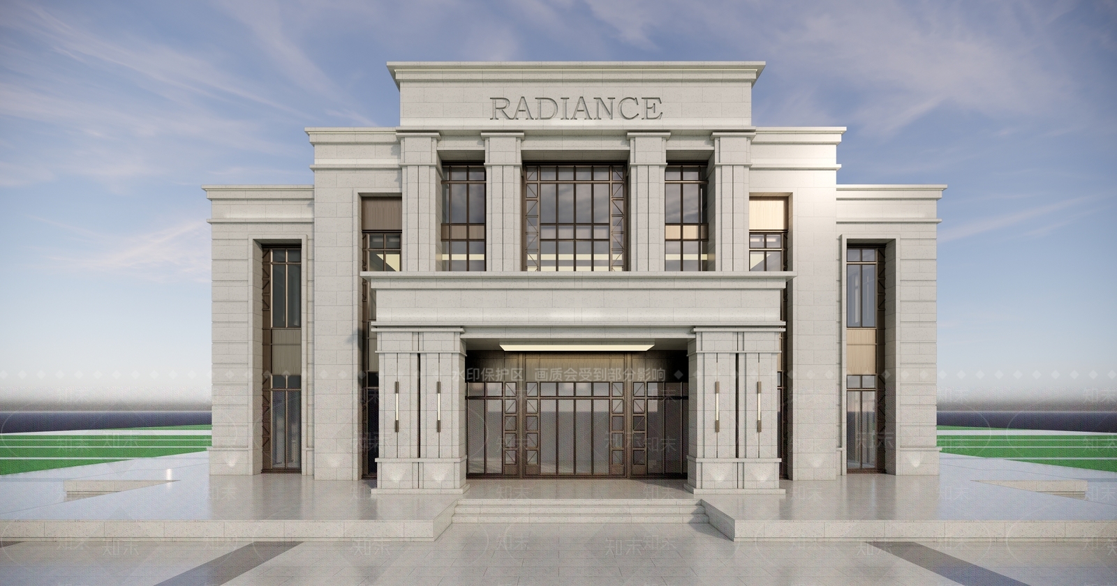 大都会风格商业多层SU模型下载【ID:1149975814】