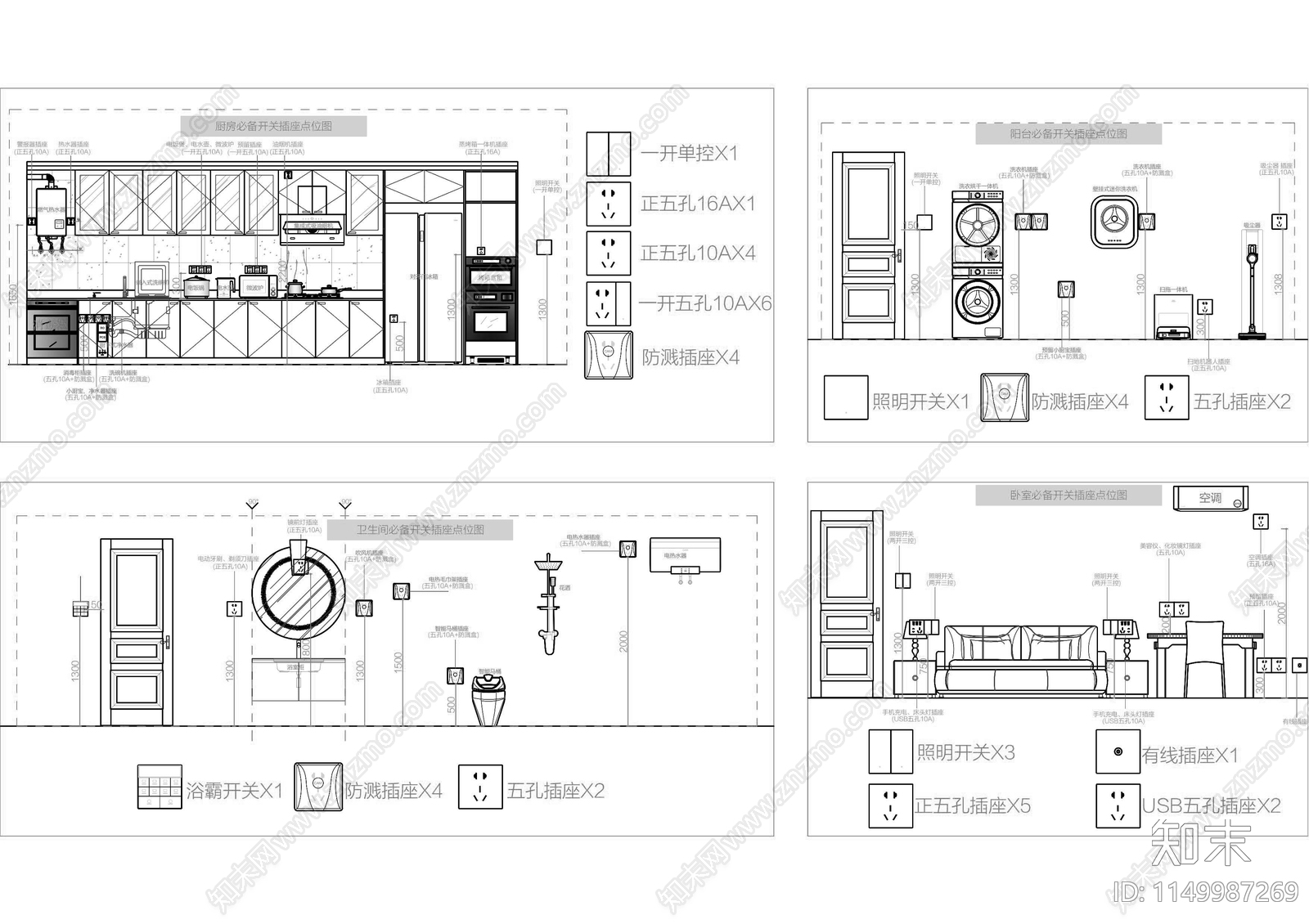 机电连线系统图cad施工图下载【ID:1149987269】