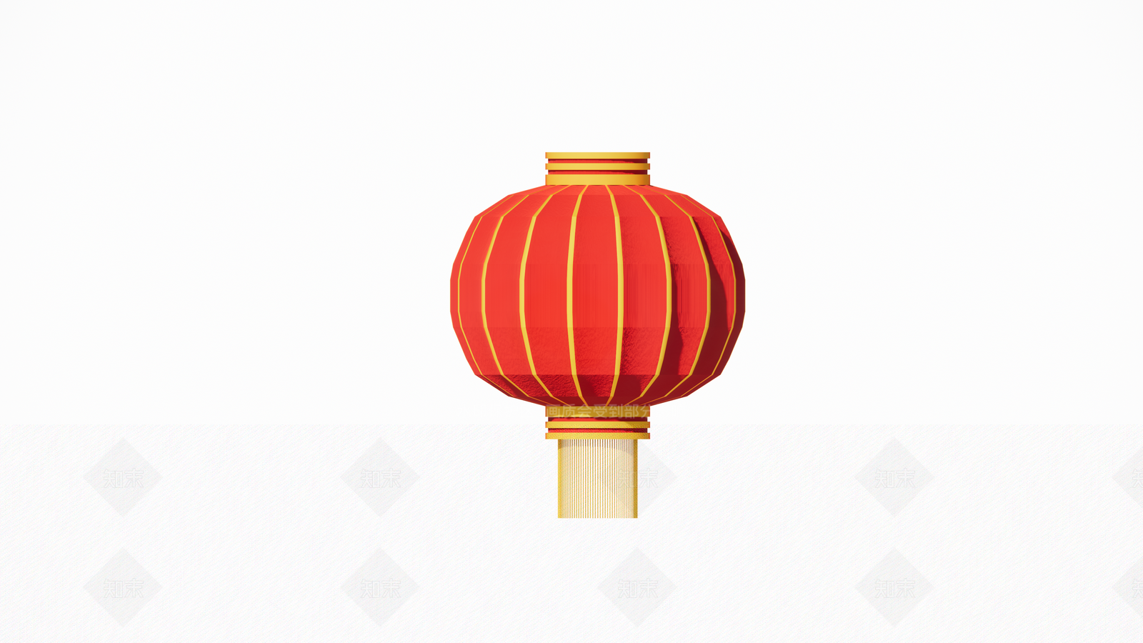 中式简易灯笼SU模型下载【ID:1149991635】