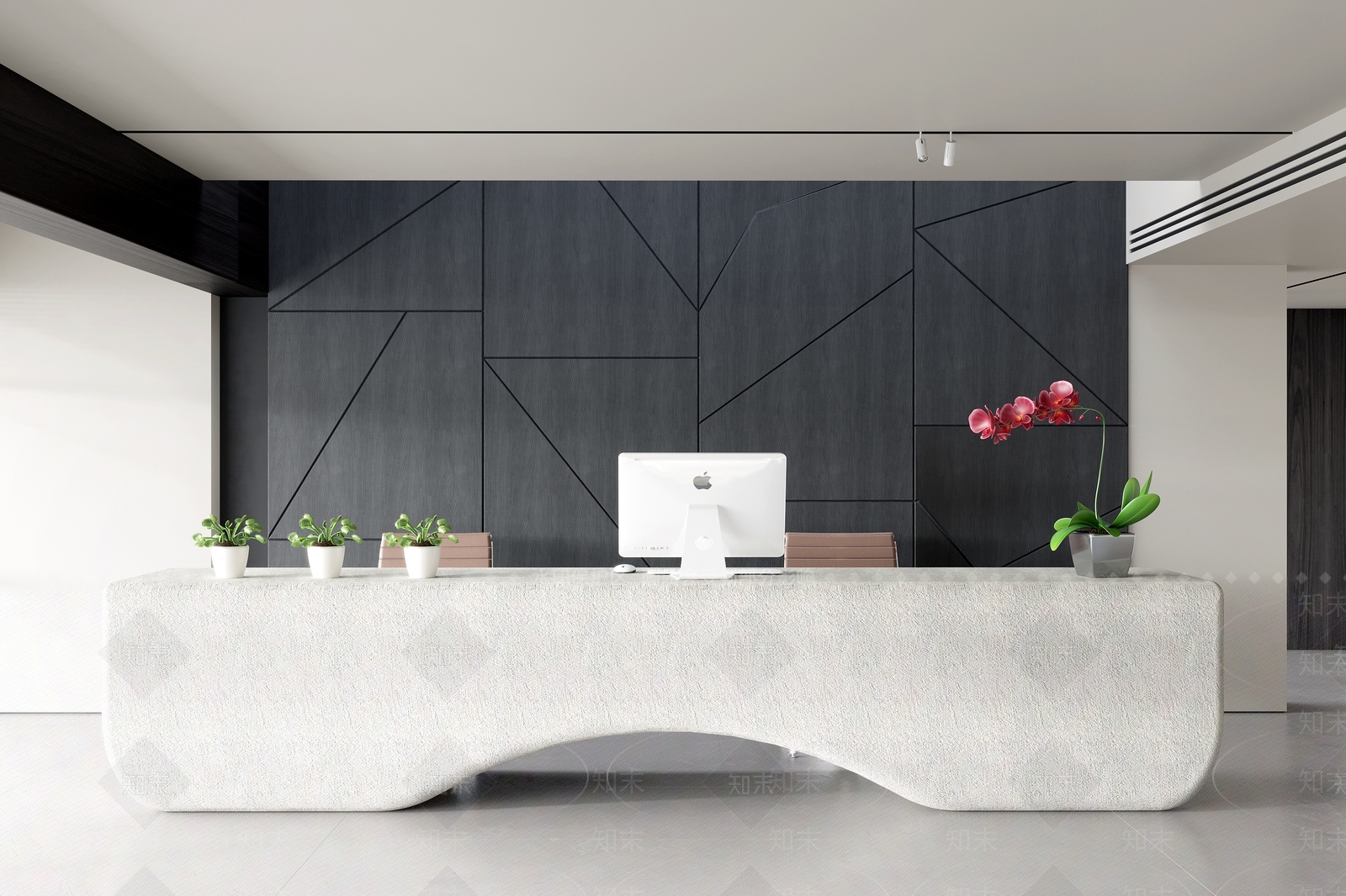 现代石头前台3D模型下载【ID:1149999077】