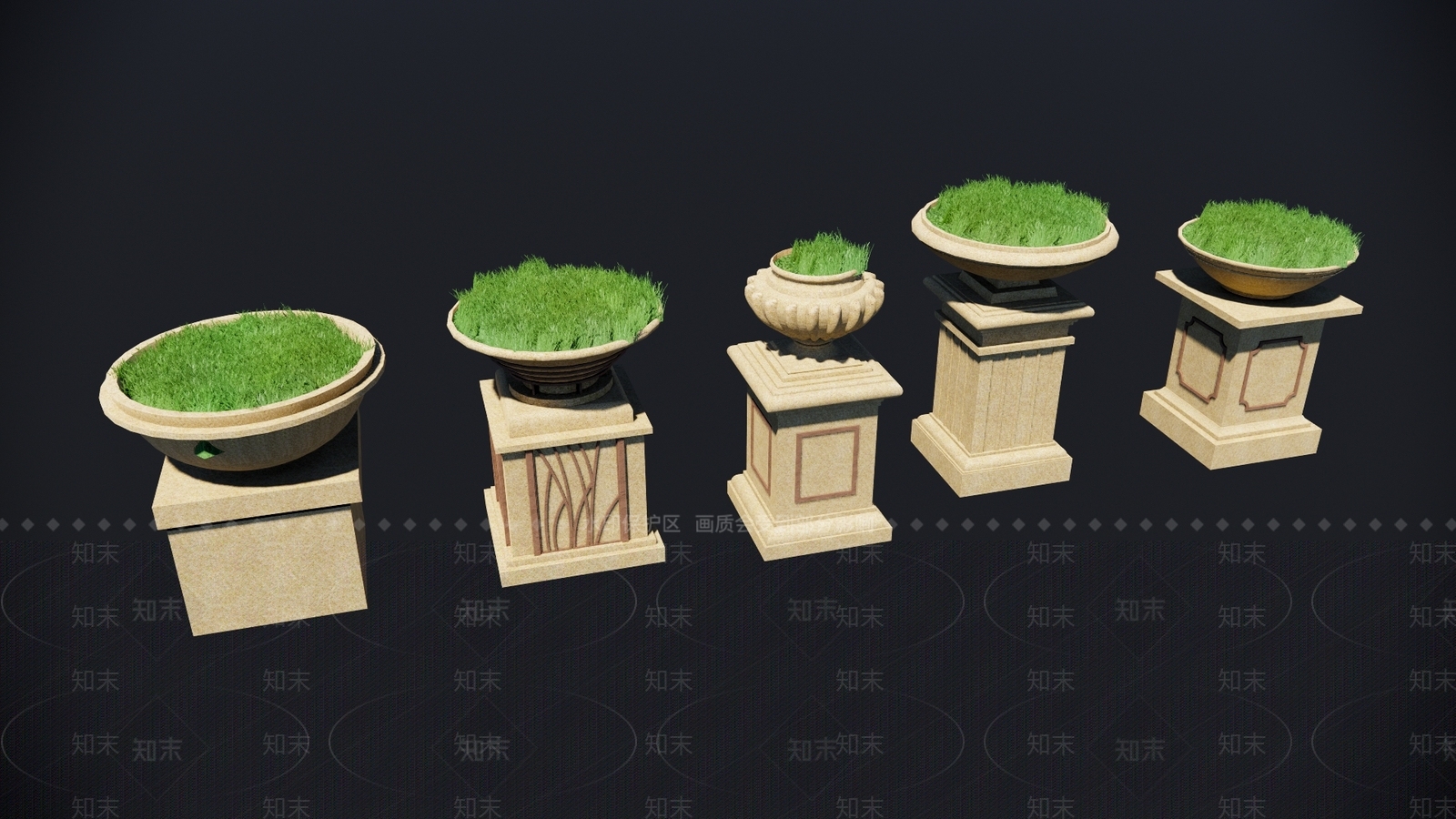 花盆SU模型下载【ID:1150014650】