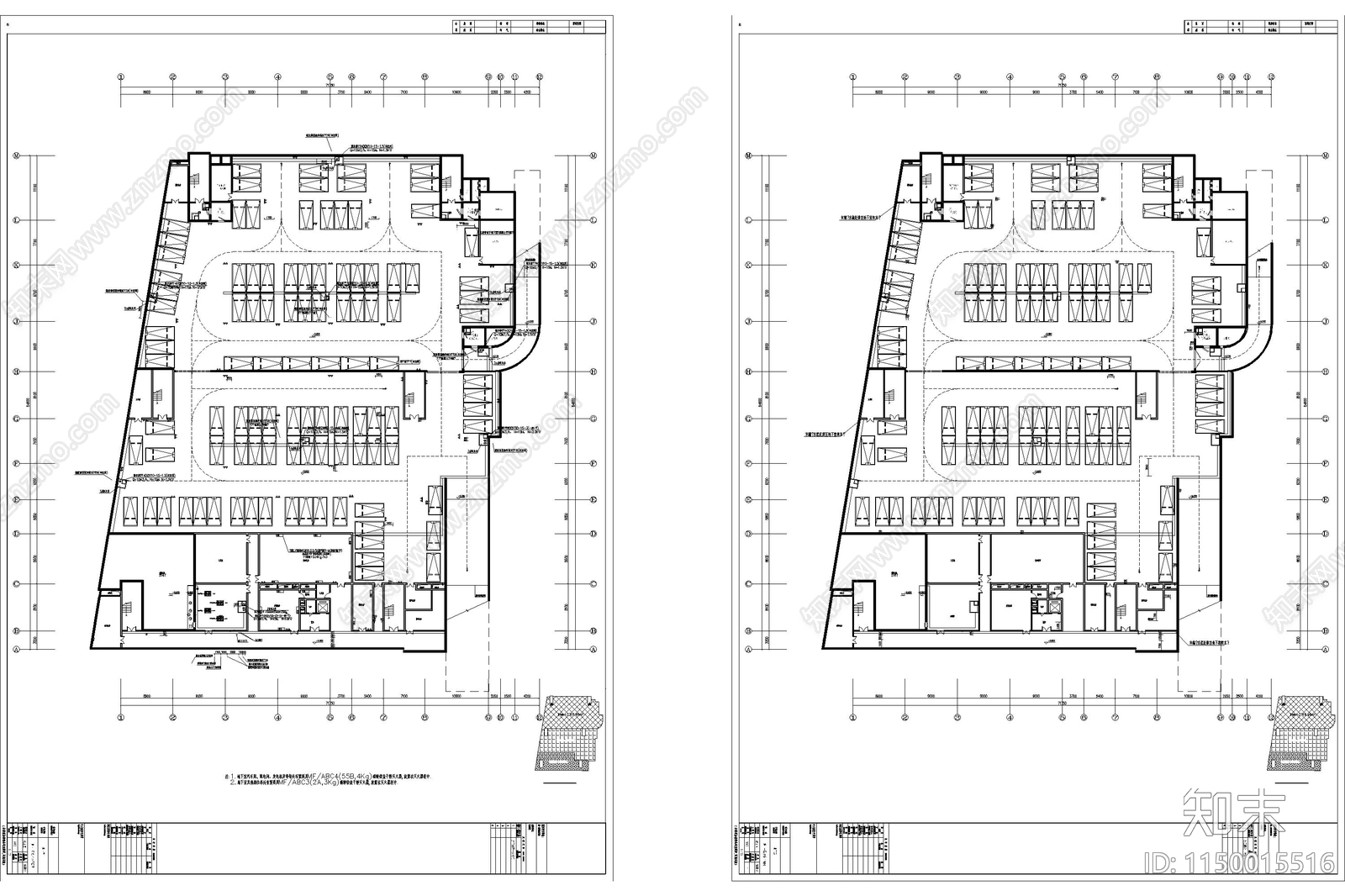 地下室人防工程给排水电气通风消防节点cad施工图下载【ID:1150015516】