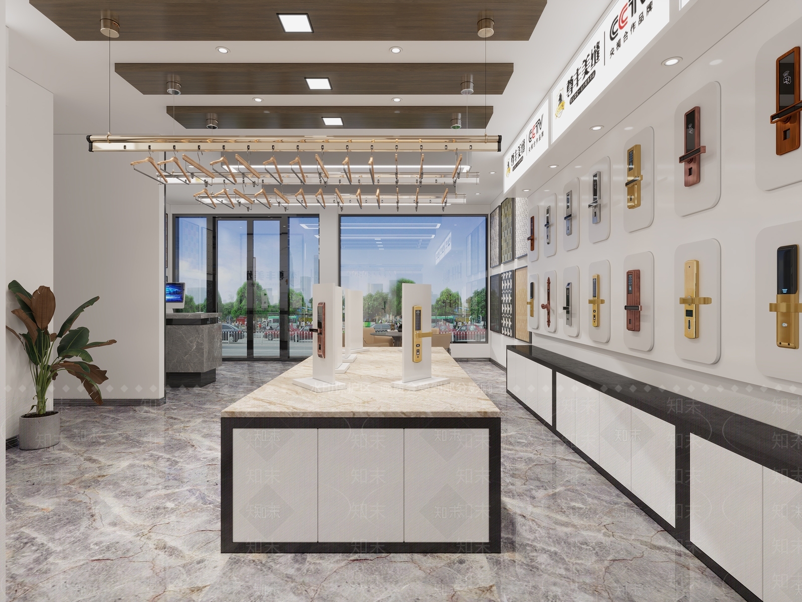 现代瓷砖店3D模型下载【ID:1150021981】