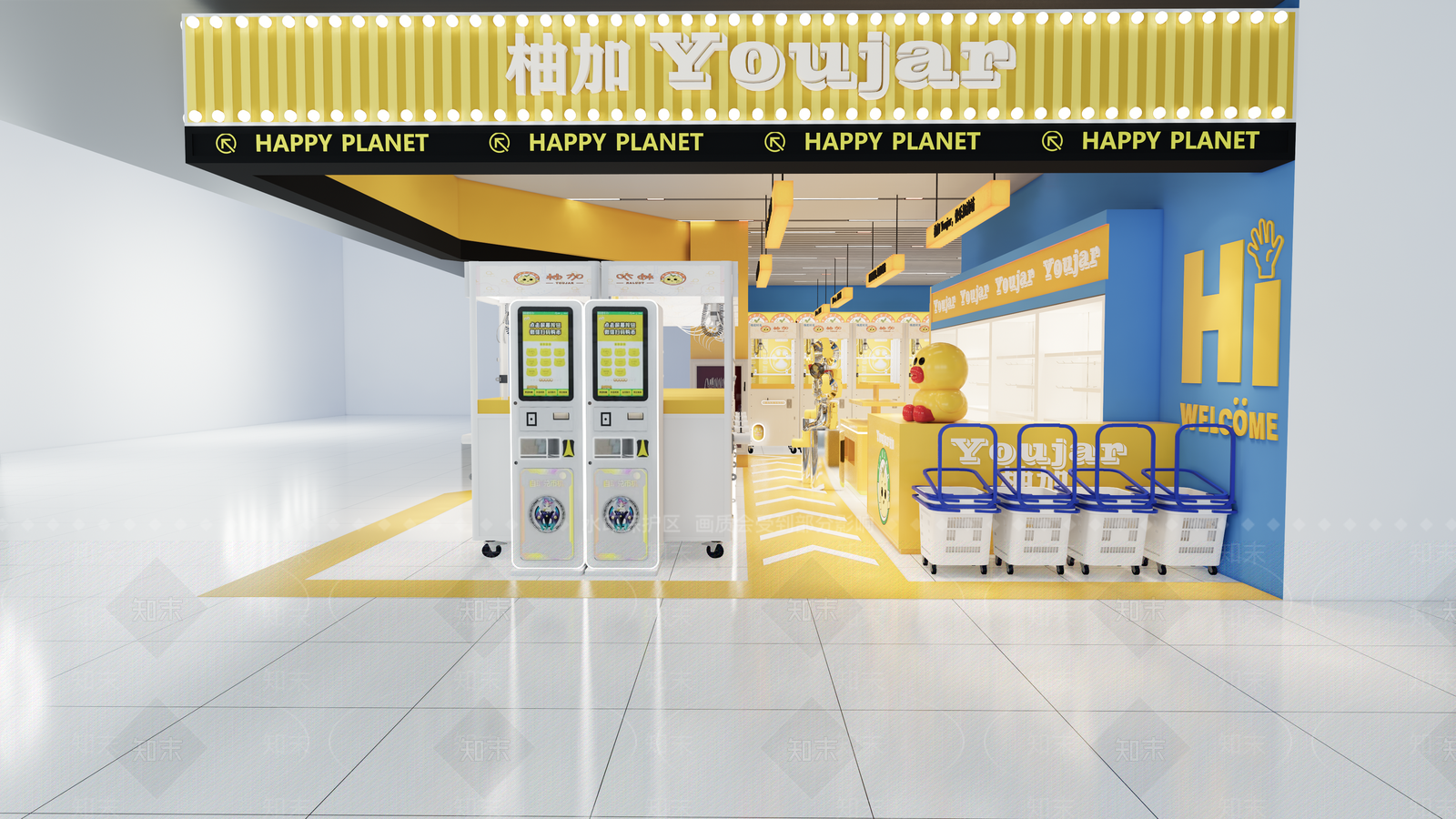 现代商场娃娃机店SU模型下载【ID:1150079846】