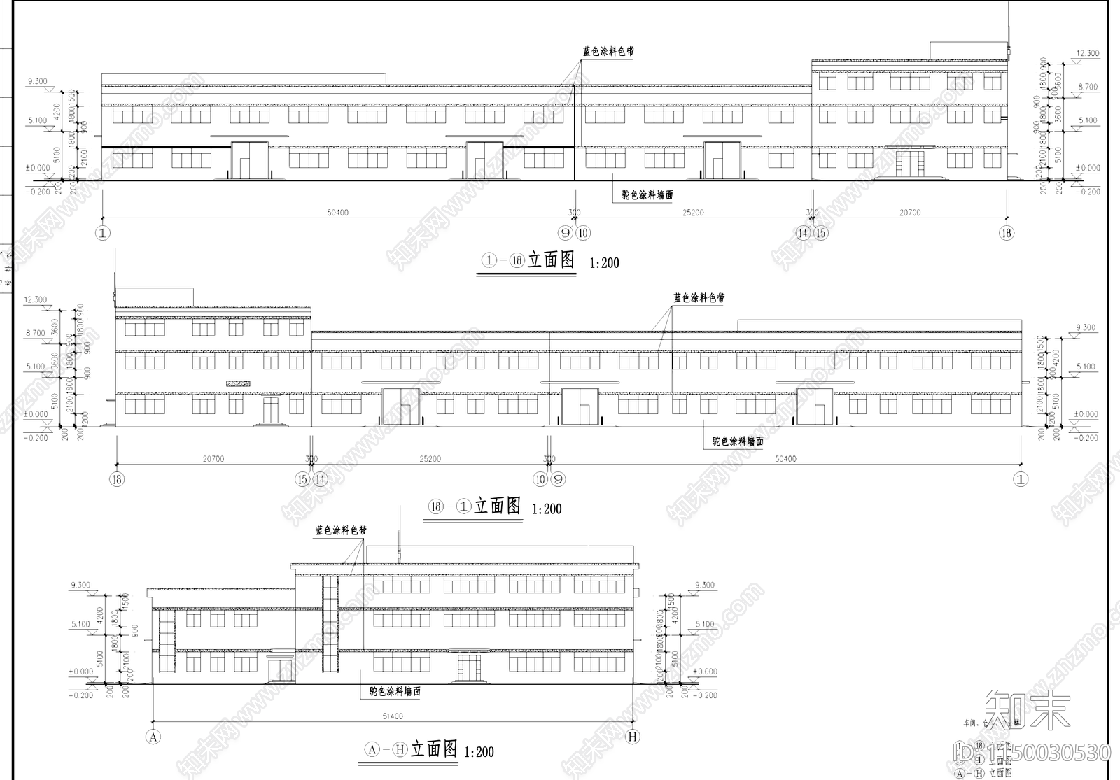 仓库车间厂房办公楼工业建筑施工图下载【ID:1150030530】