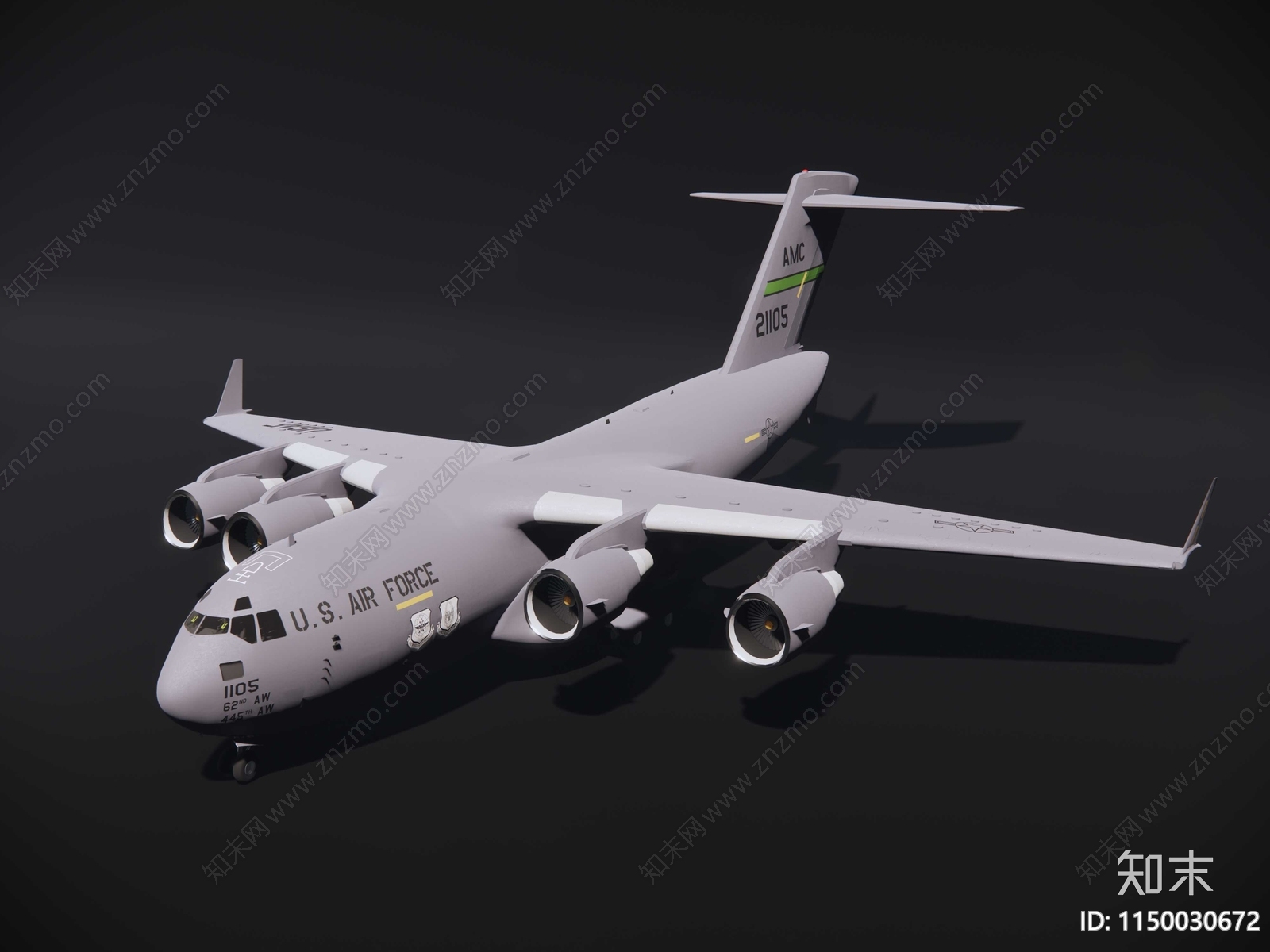 C17运输机SU模型下载【ID:1150030672】
