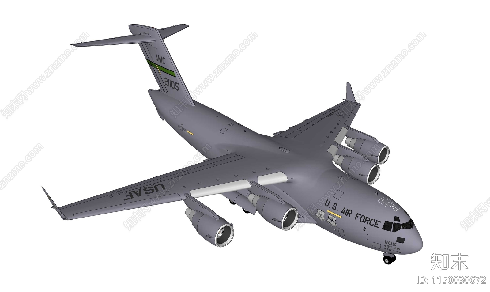 C17运输机SU模型下载【ID:1150030672】