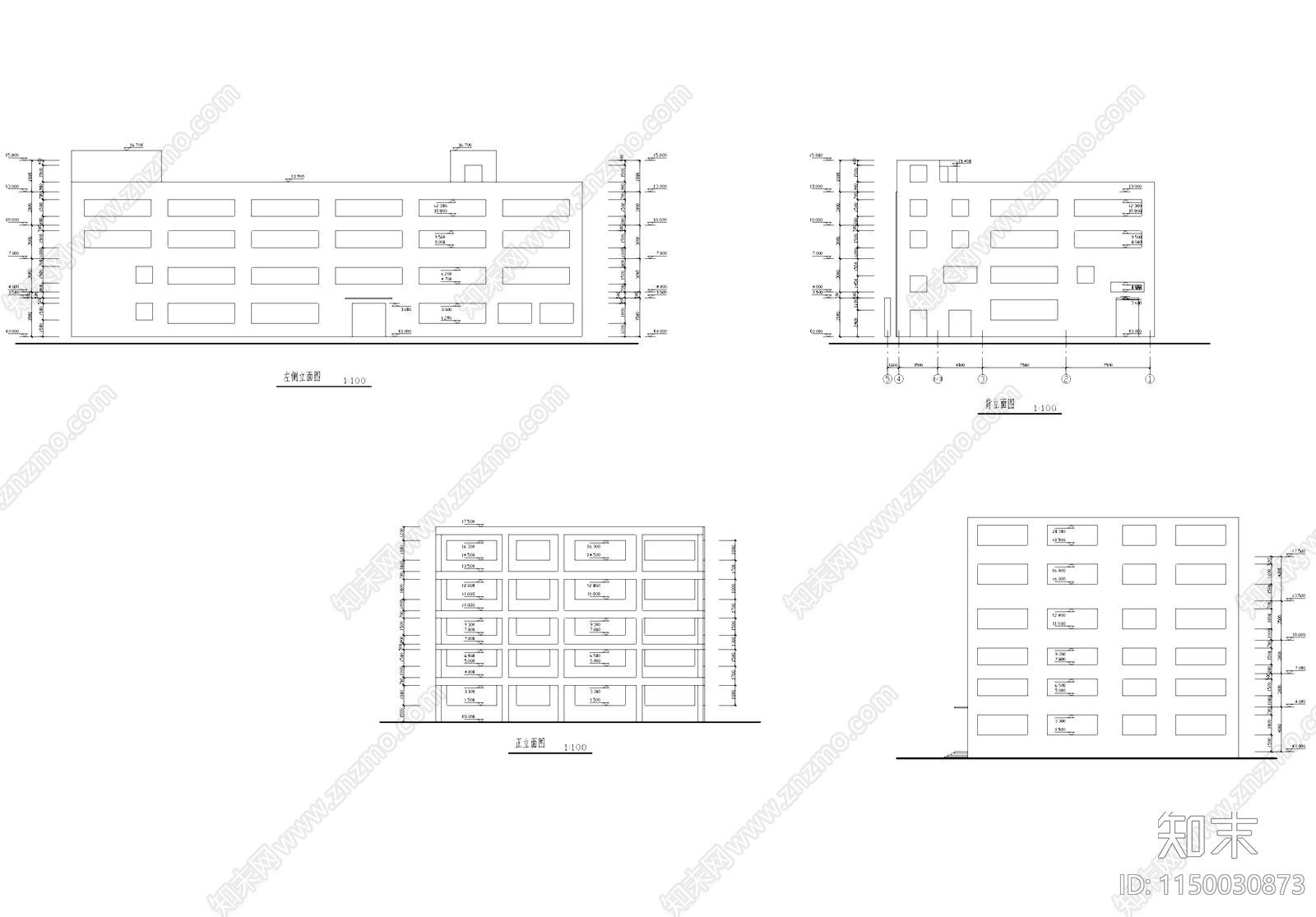 糖化车间厂房工业建筑施工图下载【ID:1150030873】