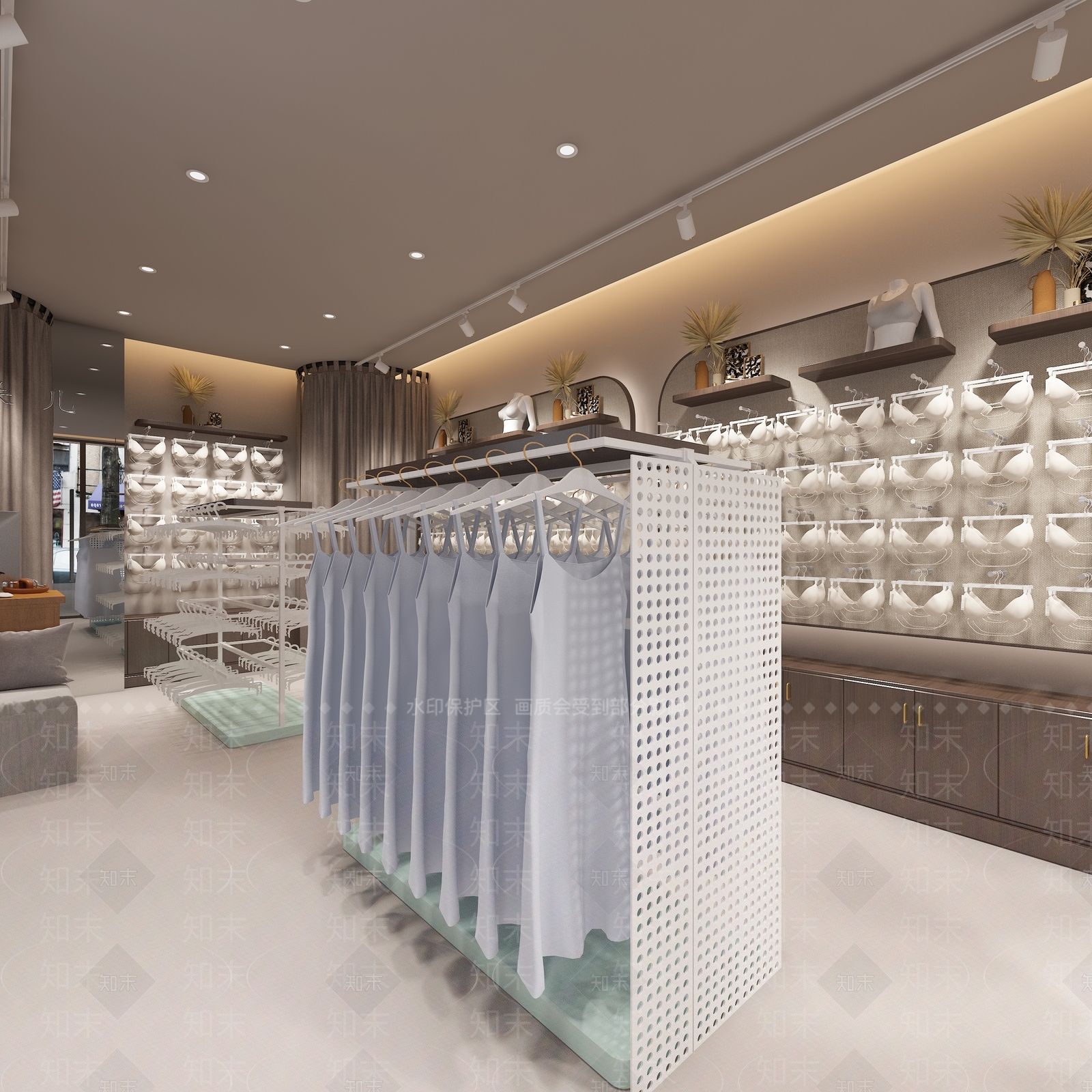 现代内衣店3D模型下载【ID:1150031399】