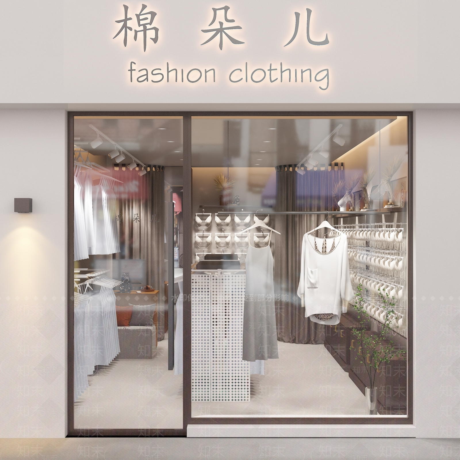 现代内衣店3D模型下载【ID:1150031399】