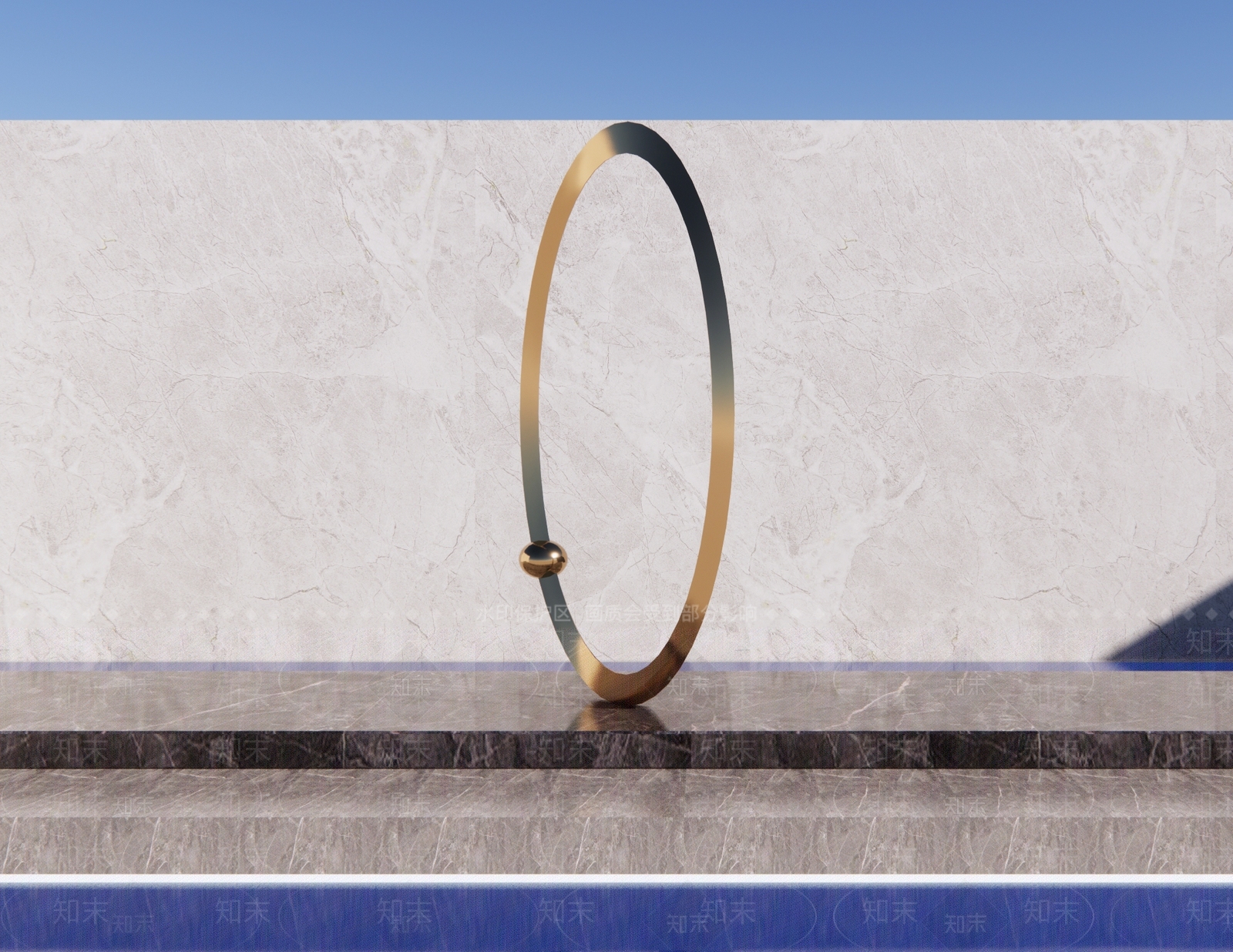 现代异形雕塑3D模型下载【ID:1150034147】