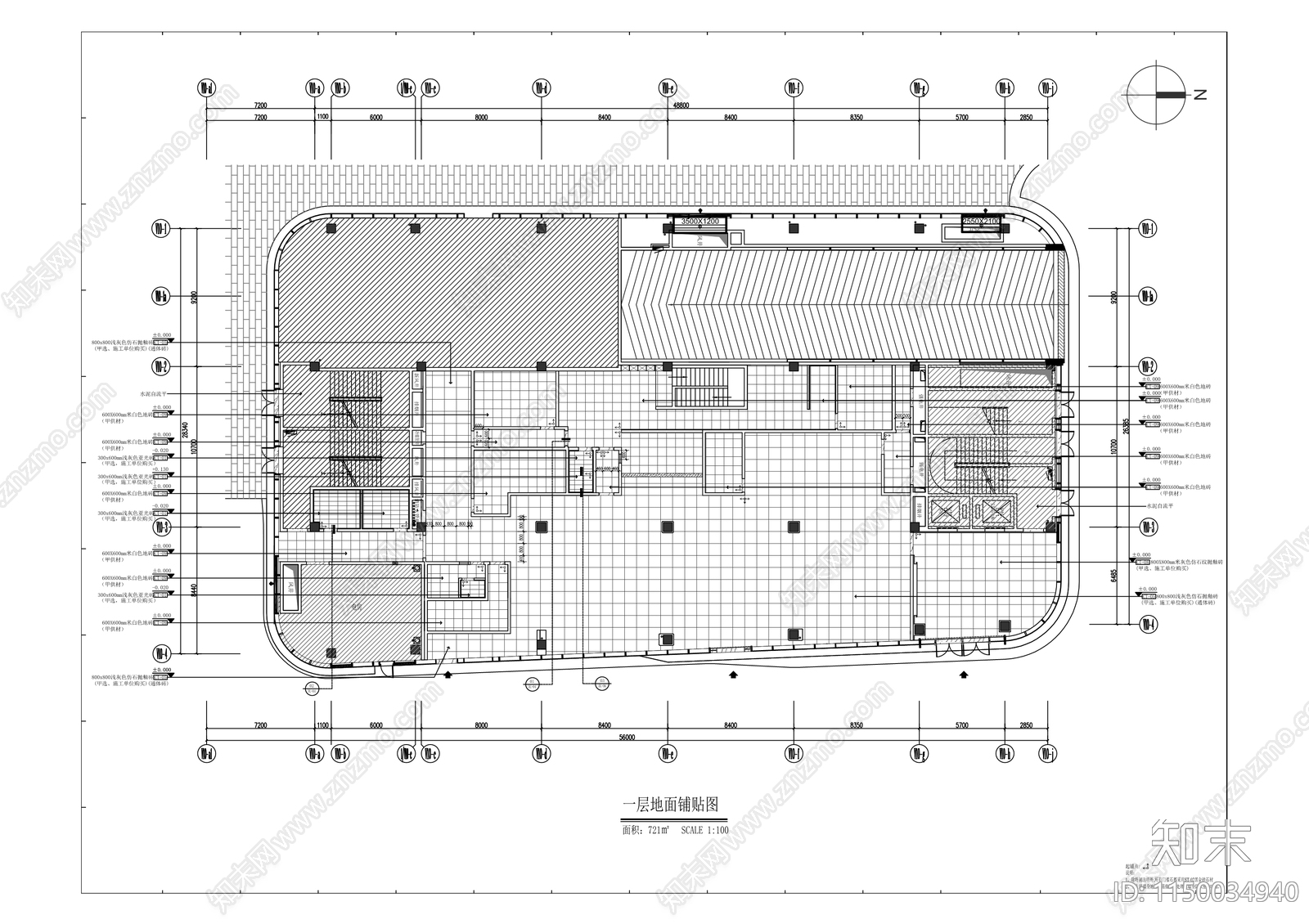 中国工商银行分行室内cad施工图下载【ID:1150034940】