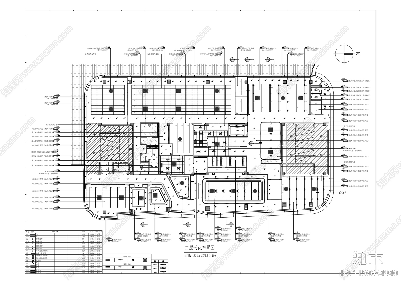 中国工商银行分行室内cad施工图下载【ID:1150034940】