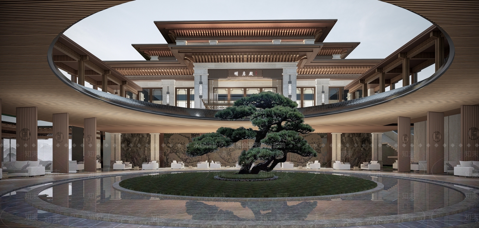 示范区景观SU模型精品下载_SketchUp模型_知末网