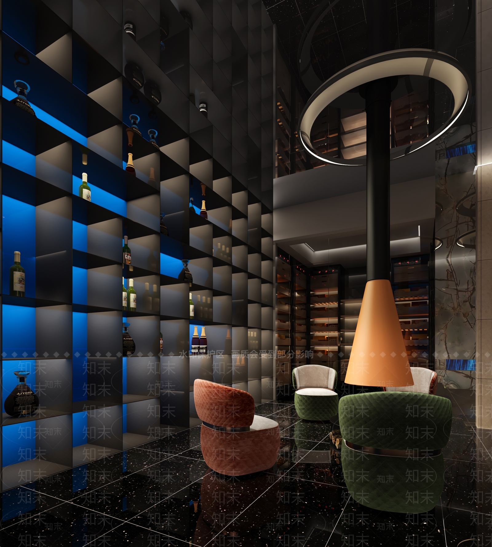 现代商务型酒吧3D模型下载【ID:1150149550】