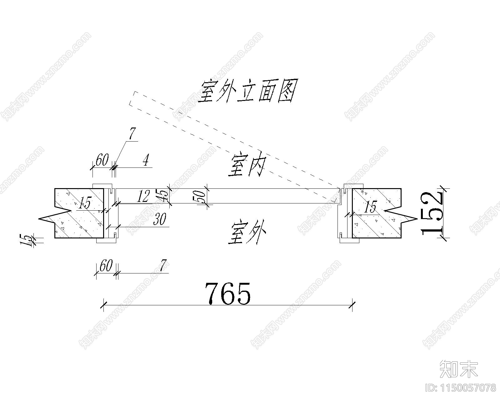 公卫门节点cad施工图下载【ID:1150057078】