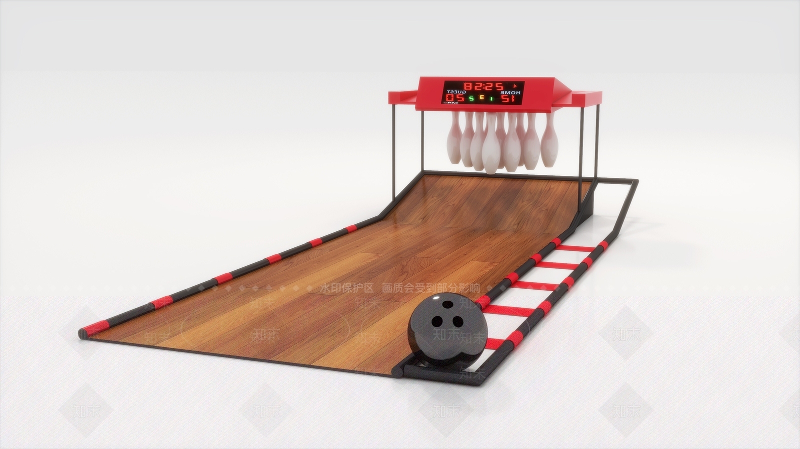 保龄球3D模型下载【ID:1150061384】