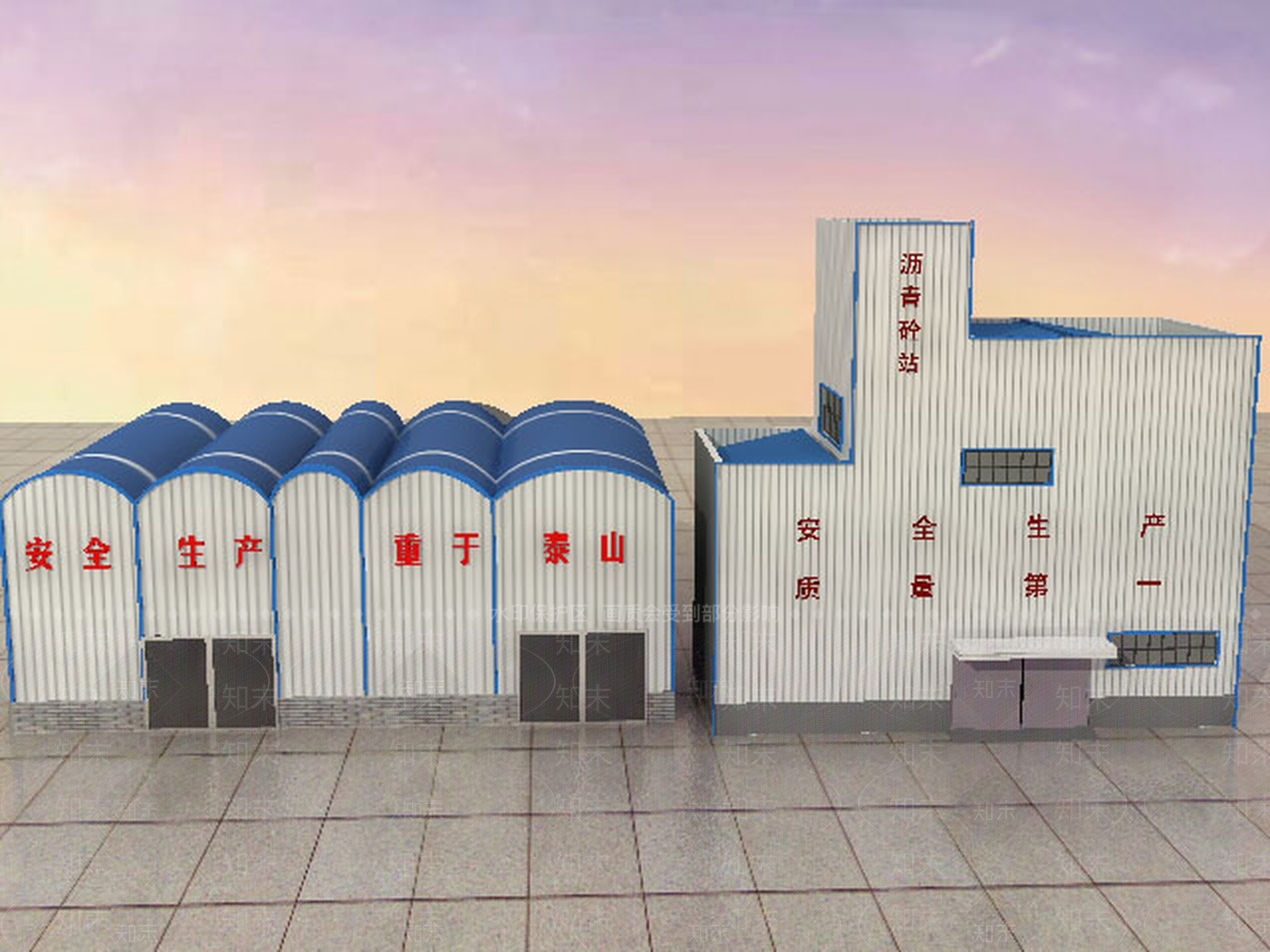 现代工业厂房3D模型下载【ID:1150068056】
