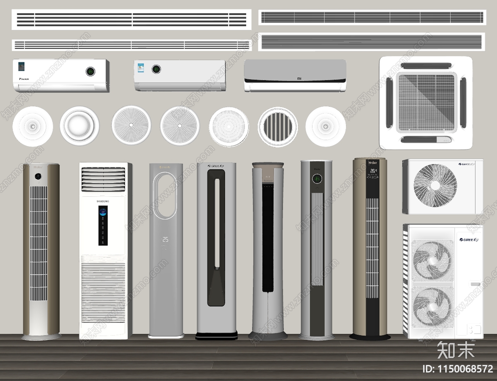 空调SU模型下载【ID:1150068572】